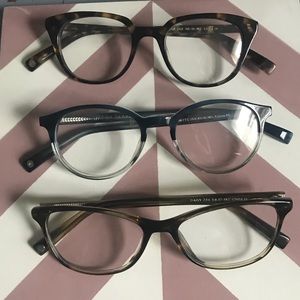 Warby parker glasses frames